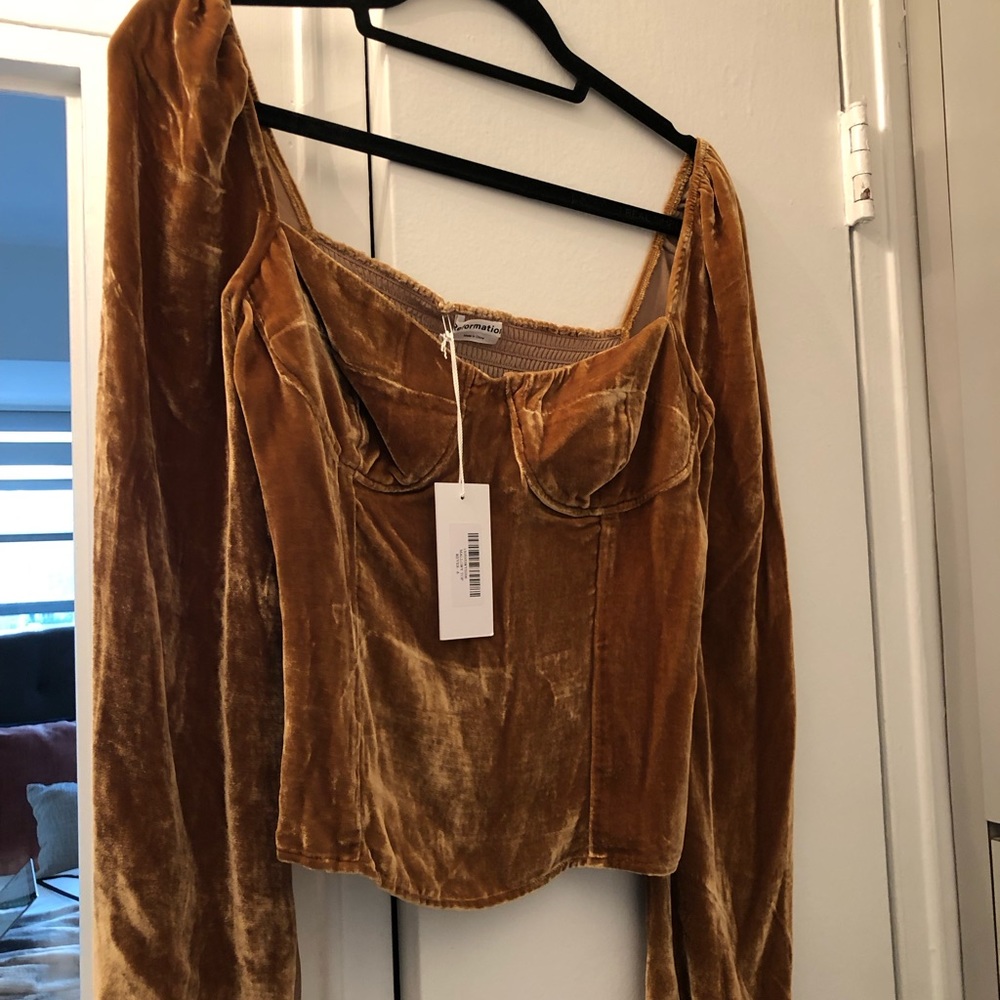 Reformation Mallory Top (Reyes) Size 6